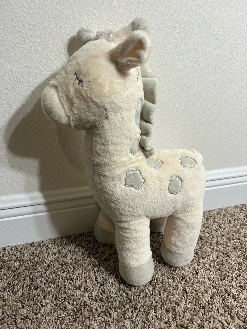 Plush Giraffe Stuffed Animal - Cream - 18”